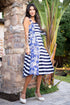 Mettie Dress - Blueberry Strata